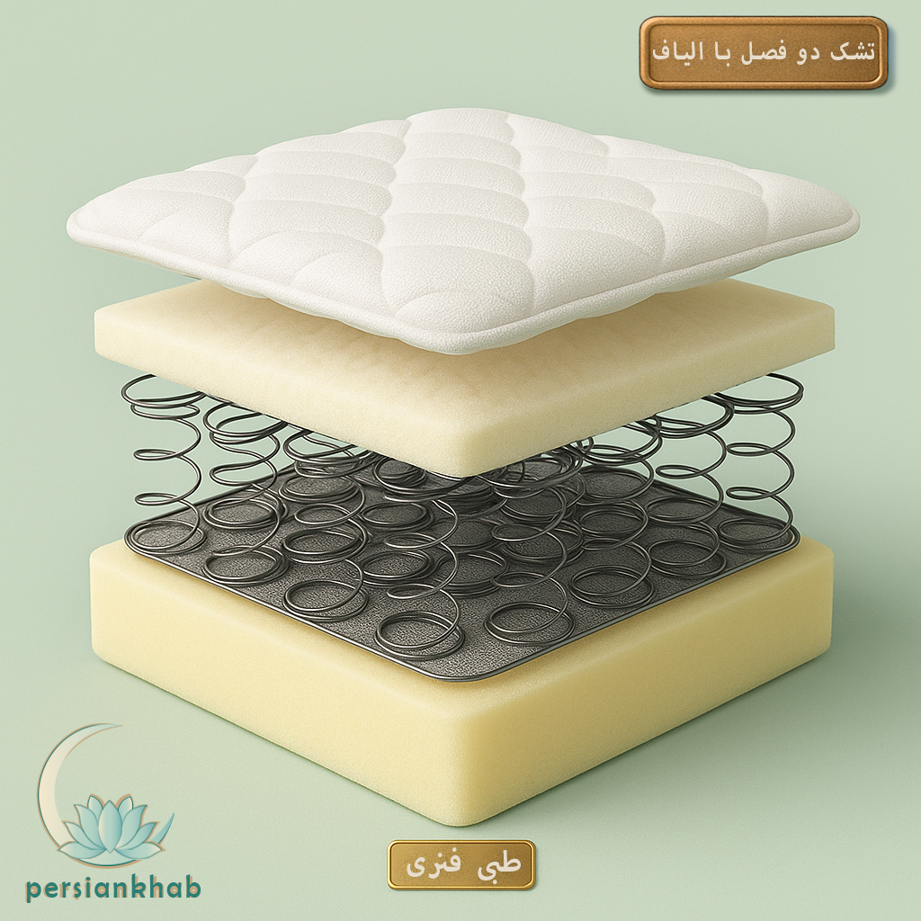 دو فصل با الیاف و فوم