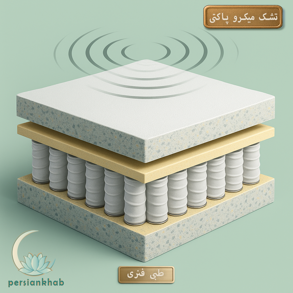 تشک فنر میکرو پاکتی